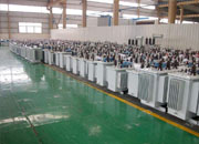 五指山油浸式变压器成品车间
